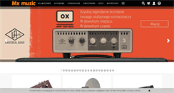 Desktop Screenshot of mxmusic.pl