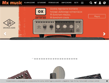 Tablet Screenshot of mxmusic.pl
